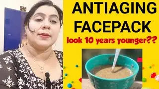 ✨BestAnti-Aging facepack for youthful, glowing skin |Wrinkle free skin✨