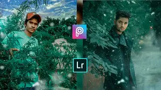 Picsart Snowfall Photo Editing | PicsArt Tutorial | Creative Editing - Kableerya