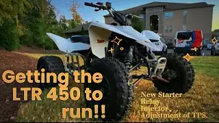 LTR 450 IS RUNNING AND DRIVING!!!