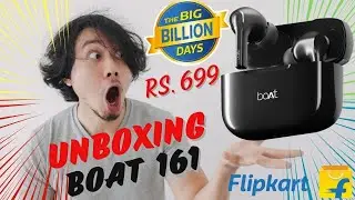 boAt Airdopes 161 Unboxing | 50H Battery Playback | Fast Charge