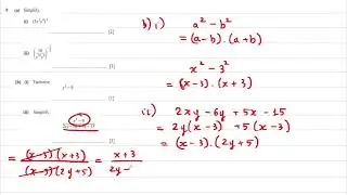 To&aacute;n IGCSE PP 4 - C&acirc;u 9. Indices - Factorisation - Simul linear quara