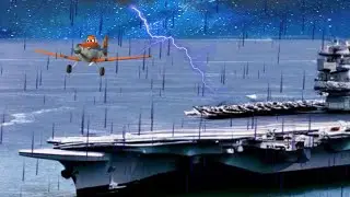 Planes (2013) Dusty Takes Off from U.S.S. Dwight D. Flysenhower