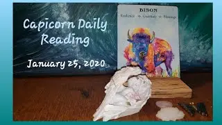 January 25, 2020 - Daily Capricorn Reading - Daily Spirit Animal - Power Animal