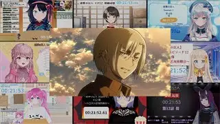 【 同時視聴 】進撃の巨人 | Attack On Titan Season 1 第12話  | Reaction Mashup