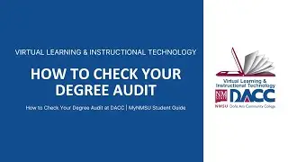 How to Check Your Degree Audit