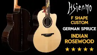 [Official Demo] Hsienmo F Custom 5A German Spruce top + Indian Rosewood Back&Sides