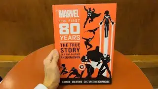 MARVEL COMICS THE FIRST 80 YEARS BOOK CLOSE UP AND INSIDE LOOK