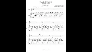 Bach Prelude for Solo Oboe and Piano Accompaniment