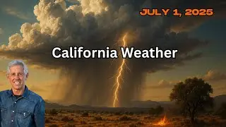 Red Flag Warning Today in California | Dry Lightning Threat Looms #CAwx #RedFlagWarning #FireWeather