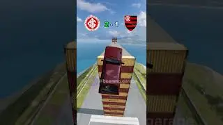 Internacional vs Flamengo na disputa de p&ecirc;nalti #flamengo #Internacional #inter #beamngdrive #carros
