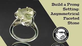 Simple Pierced Amethyst Ring