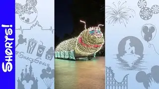 Is This A Giant Caterpillar #Disneyland Main Street Electrical Parade Float? #shorts