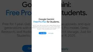 😱 Бесплатный аккаунт Google Gemini для студентов | 1 пакет бесплатного доступа к ИИ 🚀