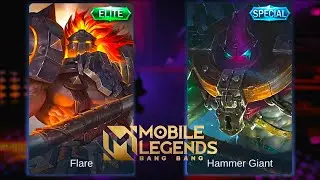 Terizla Hammer Giant Special Skin VS Flare Elite Skin MLBB