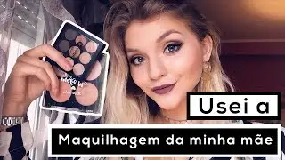 USEI MAQUILHAGEM DA MINHA MAE, OLHA NO QUE DEU