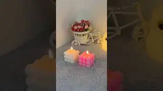 Meesho Bubble Candles🕯️#meeshofinds #unboxing #meeshoaffordable #candles #aesthetic #homedecor