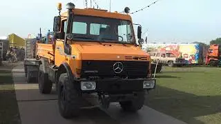 Unimog op oldtimerweekend van Stichting Unimog Team Schildwolde