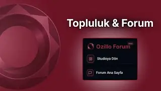 Ozillo Studio - Topluluk Forum ve Turanlı Nişleri