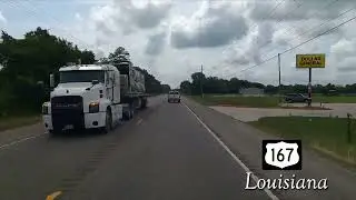 U S Hwy 167 Day 2 End to End Tour (Ville Platte, LA to Abbeville, LA)