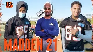 Bengals React to Their Madden 21 Player Ratings ft. Chad Johnson | Cincinnati Bengals
