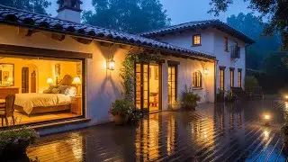 Luxury Night Rain Ambience for Deep Sleep and Peace #ForestRain #SleepLoop #RestAid