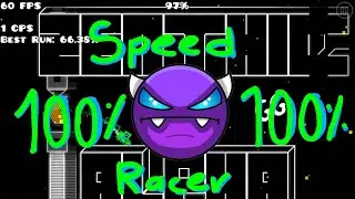 Speed Racer 100% My New hardest! Demon Nomber #6 #geometrydash #GD