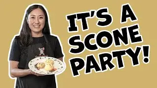 It's a Scone Party! 3 Flavors in 1 Recipe | How to Make Scones