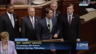 Rep. Fleming and LA Delegation Join in Moment of Silence for Flood Victims