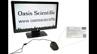ViSee VM-102 Digital TV and PC Mouse Dual-Mode Video Reading Magnifier for Low Vision