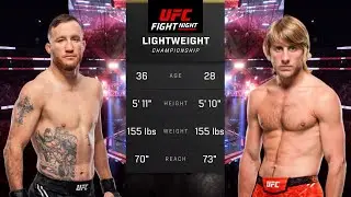 Justin Gaethje vs Paddy Pimblett Full Fight - UFC 324