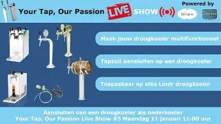Aansluiten Lindr droogkoeler als onderkoeler - Your Tap, Our Passion Live Show #5