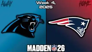 Carolina Panthers @ New England Patriots - Week 4, 2025 (1 - 9 - 26)