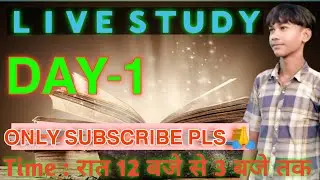 Nitish_official  is live!_live night study chelnge 🙏🙏