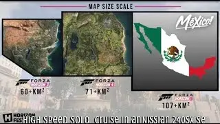 HIGH SPEED SOLO CRUISE AROUND FH4 MAP IN AN NISSAN 240SX SE [FH4 PART 1]