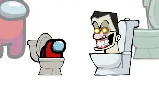 Mini Crewmate Kills Skibidi Toilet Characters - Part 2 | Among Us