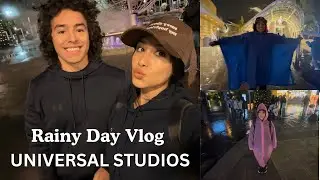 Come With Us to Universal Studios! IN THE RAIN ft.my bf