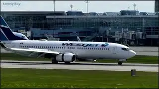 WestJet - Boeing 737 8CT from Toronto - YVR Airport 4K