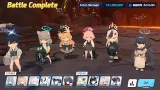 [Blue archive] Chokmah D difficult - Floor 100 comfy clear with UE40 saori