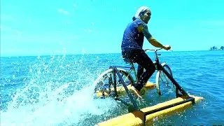 Bicycle Water Boat ( Amphibious )  | Crazy Bike