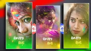 Holi status video kaise banaye | Holi status video editing | How to make holi status video