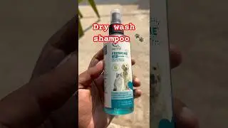 Dry Wash Shampoo for Puppies 🐾 | No Water Needed! #PuppyCare#DryWashShampoo#Puppies#DogGrooming