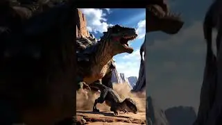 dinosaur fight  😥