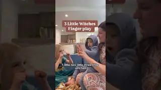 3 Little Witches | Children&rsquo;s Fingerplay Song | Halloween Song