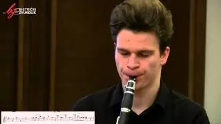 Bjelinski: Koncert za klarinet i gudače 4. st. - Benjamin Jagec, klarinet / Bistrički ZVUKOLIK 2014.