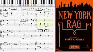 New York Rag by George Durgan (1911, Ragtime piano)