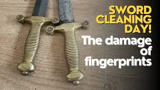 Sword maintenance tip: why you should (ALWAYS) clean your swords after touching them