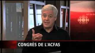 Charles Tisseyre &agrave; RDI Matin - 83e congr&egrave;s de l'Acfas (27 mai 2015)