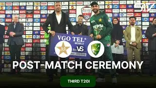 Post-Match Ceremony | Pakistan vs Australia | Match 03 | T20I Series 2026 | PCB | M9E13