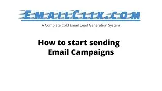 How to Start Sending a Email Campaign