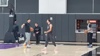 ZACH LAVINE, SCHRODER, WESTBROOK & THE KINGS TODAYS POST PRACTICE AHEAD OF TOMORROWS SEASON OPENER